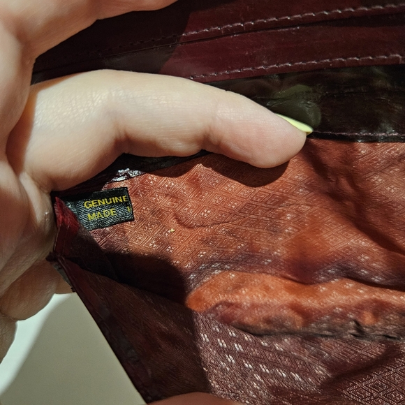 Authentic EEL skin Wallet checkbook cover - Picture 8 of 11